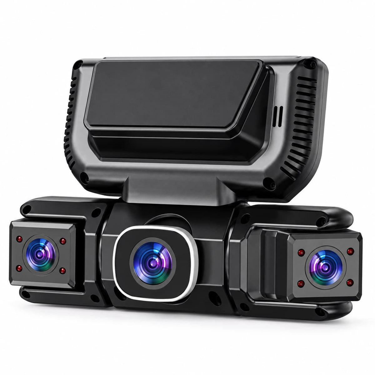 Dashcam voiture 4 caméras WiFi – avant, arrière et côtés, écran 3,16"