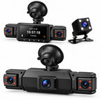 Dashcam voiture 4 caméras Full HD WiFi – avant, côtés et arrière