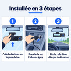 Dashcam voiture avant + habitacle Full HD WiFi – caméra intérieure VTC